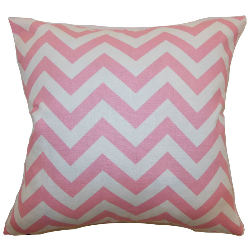 Xayabury Cotton Pillow Sham, Euro, Baby Pink
