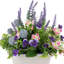 Arrangement floral mélangé artificiel en pot