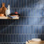 Color One 2x8 Glossy Lava Stone Tile-1997650118