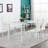 Auriona Glass Top Metal Base Dining Table-754064221-754064222-754064223