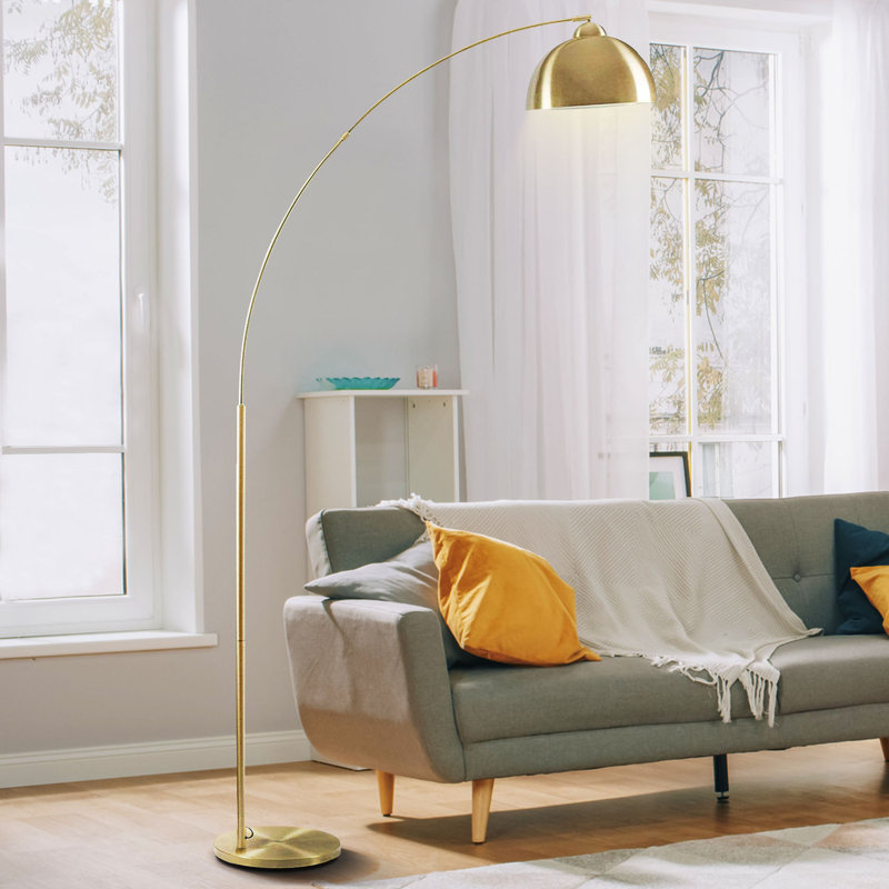 Lampe sur pied arquée 79 po Santori
