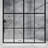 46'' W X 72'' H Walk-In Black Framed Wetroom Shower Screen Panel