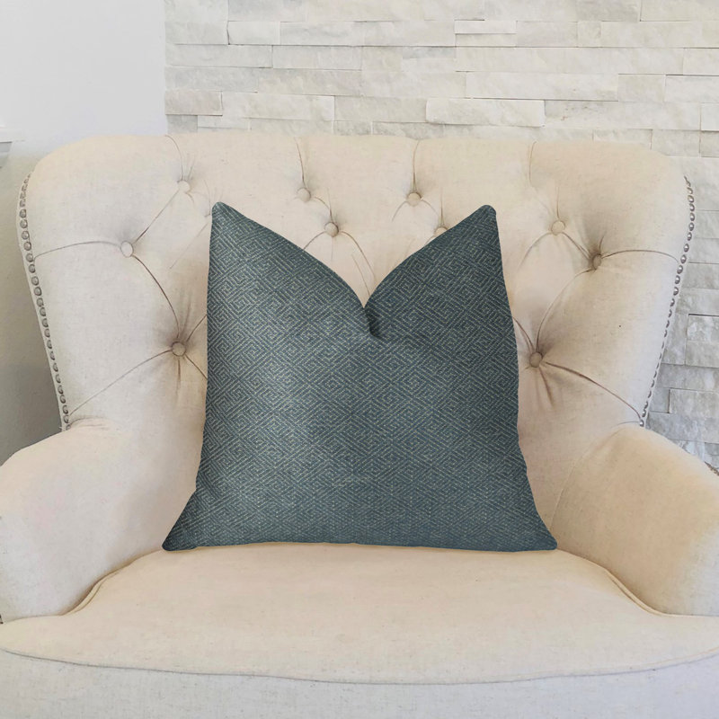 Coussin de luxe fabriqué à la main Montesano, 24 po x 24 po, Coussin décoratif