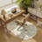 Floral Rug Botanical Birds Print Nature Plants Washable Non-slip-350879102-336992025
