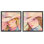 Ensemble de cadres flottants 2 pièces Pastel Cowgirls Gazing, design par Kim Allen