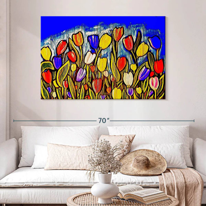 Harnek Dancing Tulis, 32" H x 48" W