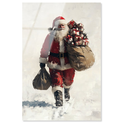 Décoration murale de Noël, reproduction de Noël imprimée sur acrylique par Art Remedy, prête à être suspendue, 20 x 30
