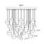 Luminaire suspendu sphère grappe à 24 lumières Grapes ™-97919468-14262494-14262493