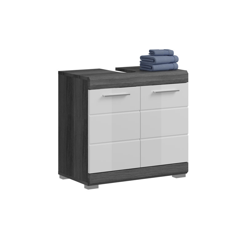 60 cm Freistehender Waschbeckenunterschrank Hasna