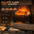 Electric Fireplace Insert With Realistic Flame Effect Remote Control And Supplemental Heat