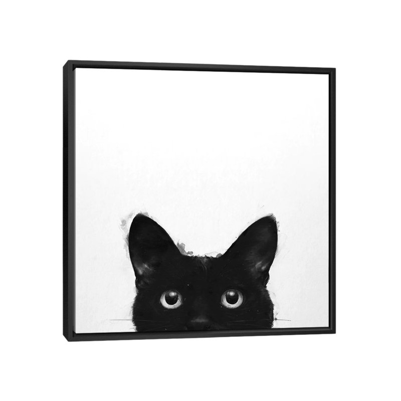 Are Are Awake pourtant par Laura Graves - impression sur toile tendue, H 26 po x l 26 po x P 1,5 po, Toile avec cadre noir