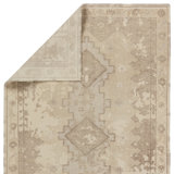 Jaipur Living Pathos Hand-Knotted Medallion Taupe/ Cream Area Rug (9'X13')