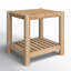 Table de bout rectangulaire Lana