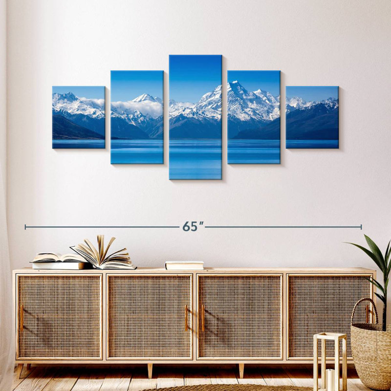 Lake Pukaki, 24" H x 55" W