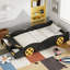 Lit plateforme avec roulettes et rangement Race-933122514-933122515