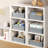 Fabric Closet Storage Bins 8 Pack - Foldable Trapezoid Organizer Baskets For Shelves, Clothing Storage Box For Toys, Books, Towels And Clothes