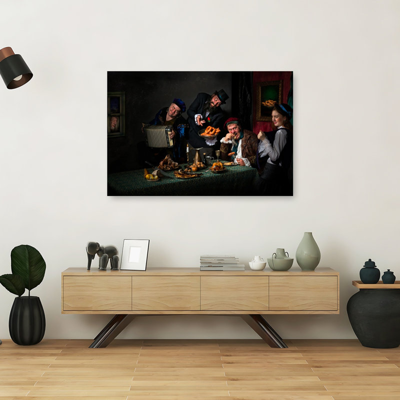 Impression d'art Baroque Winter Feast, 40" H x 60" W