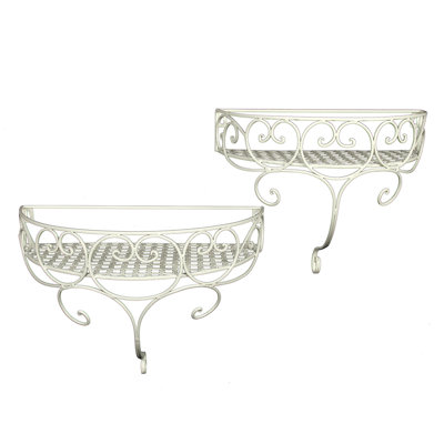 Archie 2 Piece Metal Accent Shelf