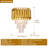 Aluminum Crystal Wallchiere Sconce