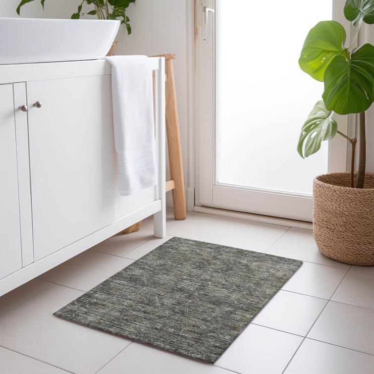 Washable Abstract Indoor / Outdoor Rug