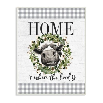 Home Is Where the Herd If - impression d'art graphique