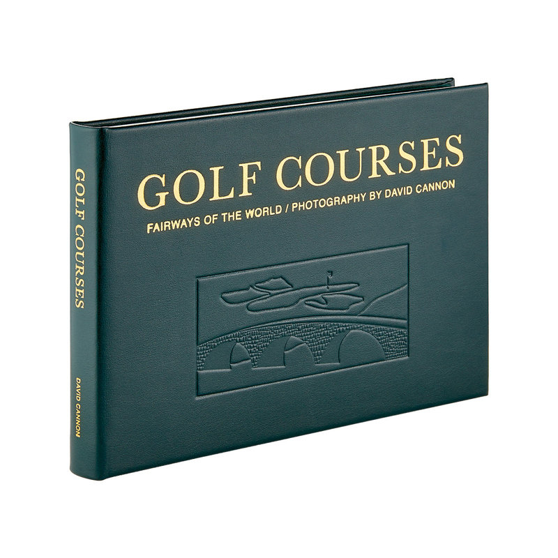Graphic Image Golf Courses: Fairways of the World Coffee Table Book, Leather, Green