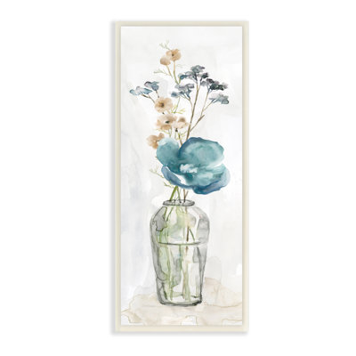 " Delicate Watercolor Ikebana Flower Blossoms Arrangement " by Carol Robinson