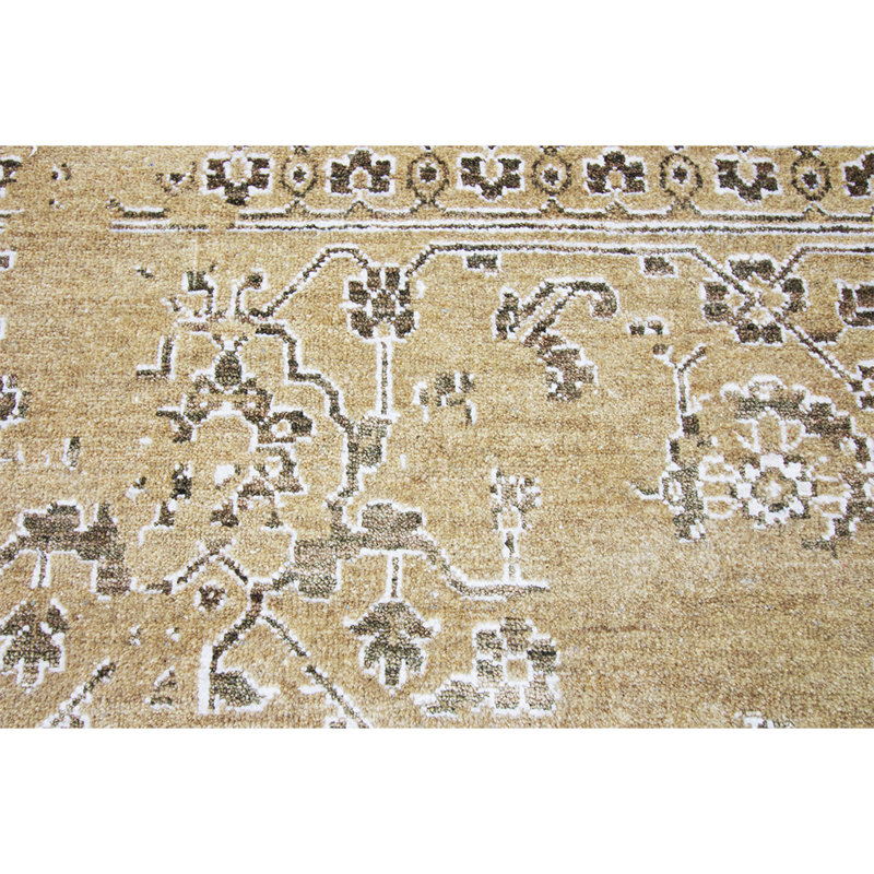 Oriental Area Rug in Brown, Rectangle 10' x 14'