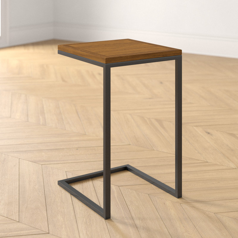 Solid Wood Top End Table