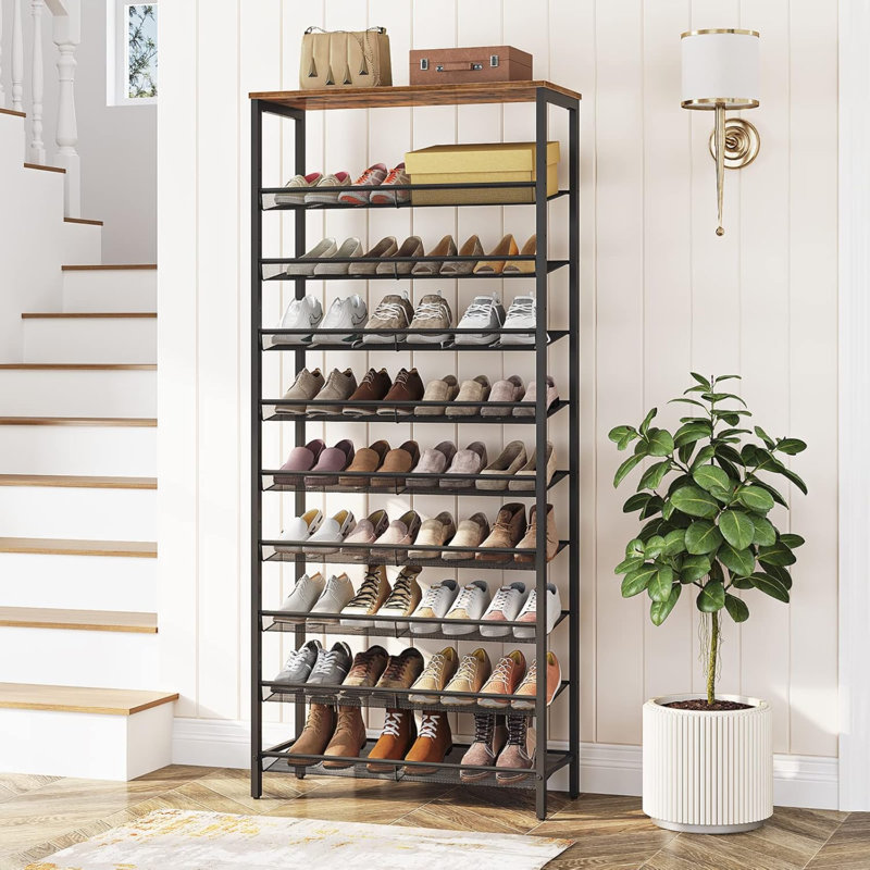10 Pair Shoe Rack