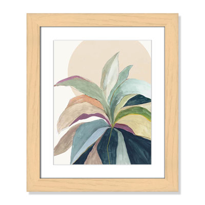 Sherbrooke Sunny Bright Leaves II Framed On Paper by Asia Jensen Print