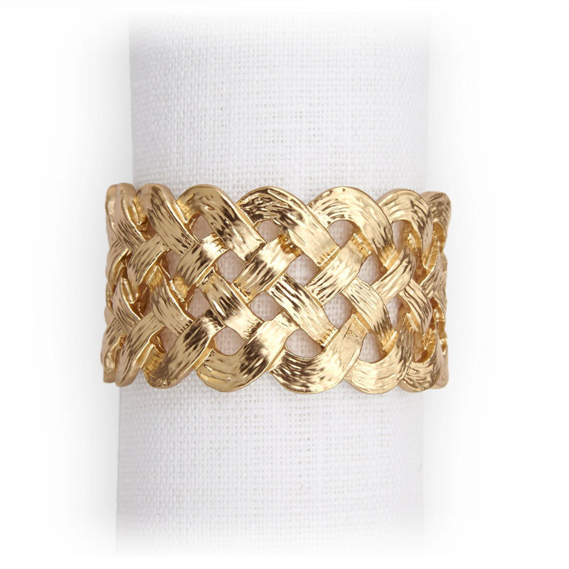 Braid Napkin Jewels, Gold