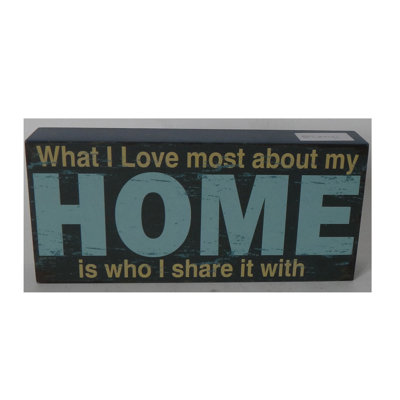 Plaque décorative Glaab Home