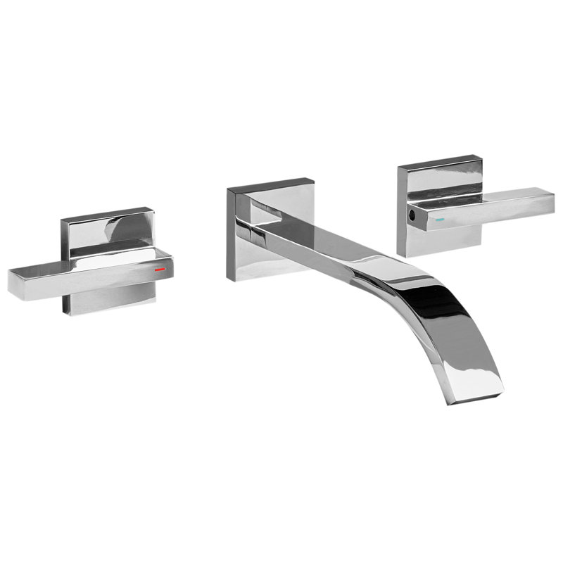 Wall Mounted Basin Mixer Tap BERRACO, Silver