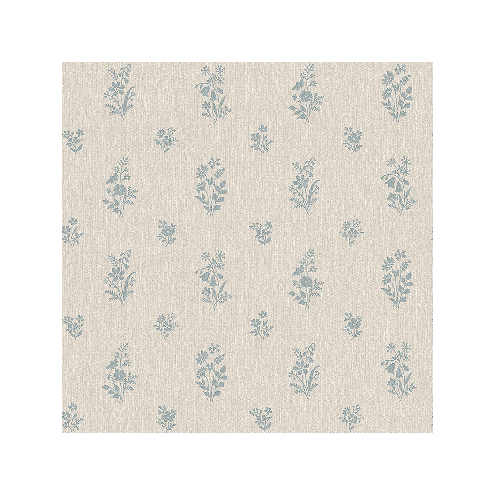 Boråstapeter Petit Fleurs Wallpaper, Blue