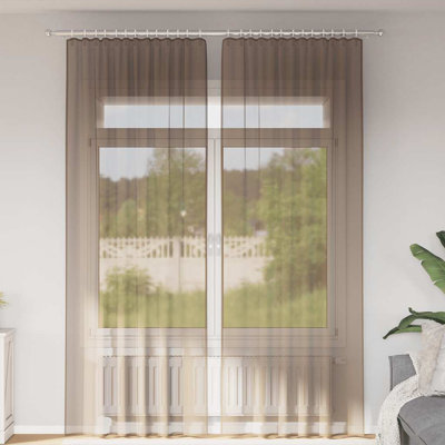 Semi Sheer Curtain Pair