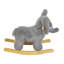 Acres Kids Children Rocking Horse Plush Ride on Animal (Grey Elephant)