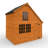 Tigercub Tiger Sheds 253.4cm W x 187.4cm D Outdoor Solid Wood Playhouse