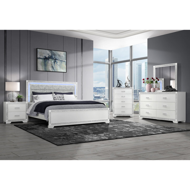 Miroir Soulmarie, Blanc