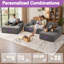 Divan-lit modulaire Co², canapé convertible pour le salon-839135834-839135824