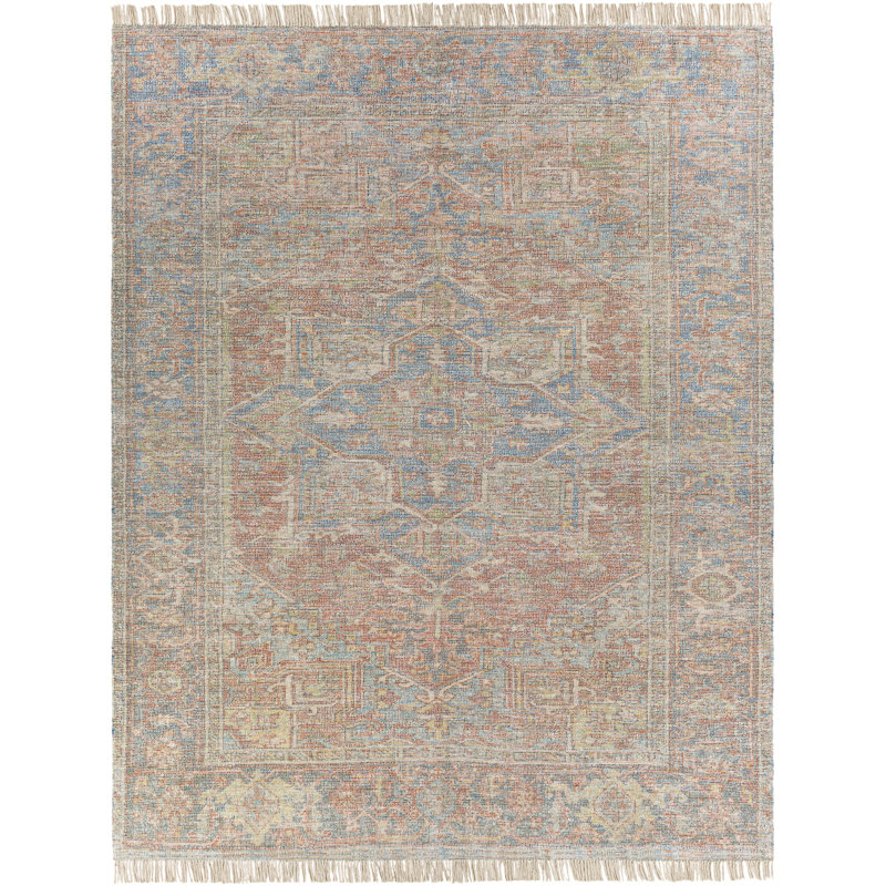 Oriental Handwoven Brown Area Rug, Rectangle 2' x 3'