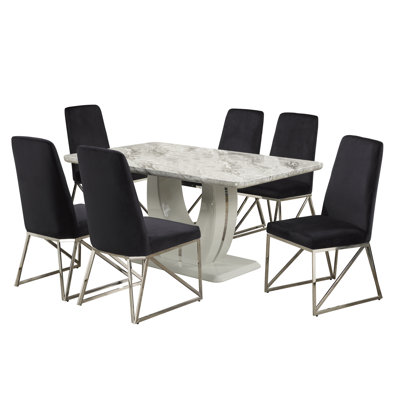 Lauralea Pedestal Dining Set