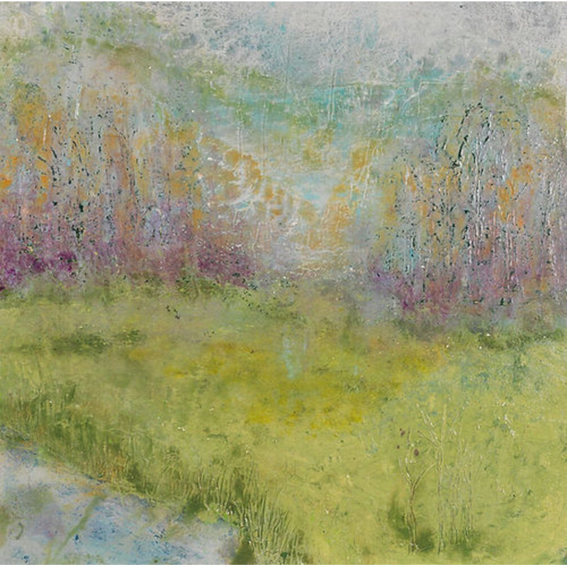 Fall Beginnings Painting, Gold Framed