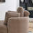 Fabric Upholstered Club Chair with Wood Legs-190868231