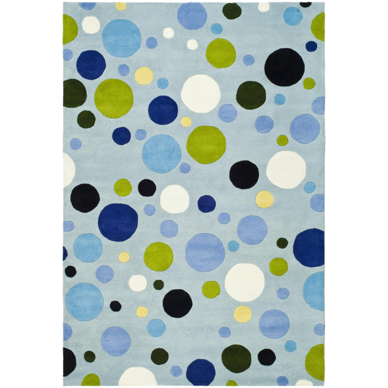Tapis en laine touffeté à la main Candelo, Rectangle 7 pi 6 po x 9 pi 6 po