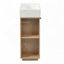 Meuble-lavabo 21,6 po avec lavabo en céramique