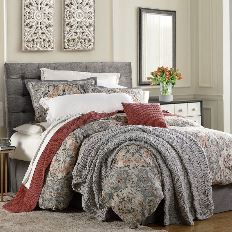 Hamilton Bed Skirt, Double, Taupe