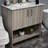 Nhyira 36'' Single Bathroom Vanity with Ceramic Top-647594553