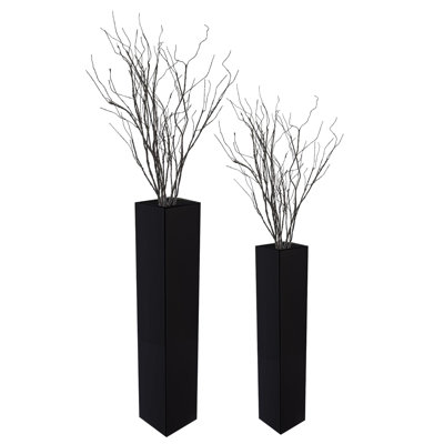 Wood Floor Vase