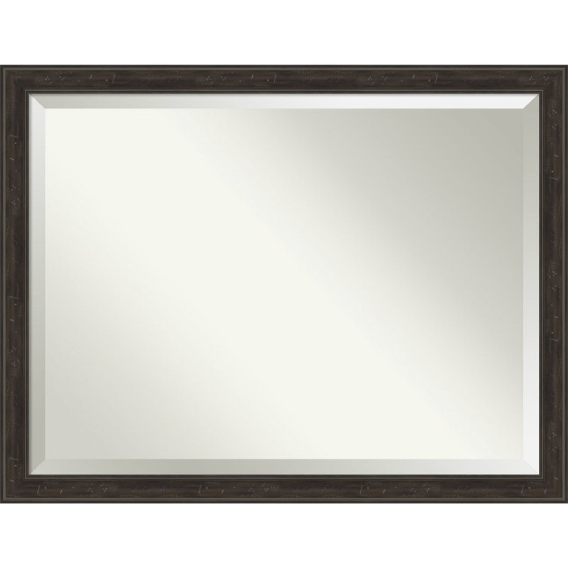 Mcbrayer Flat Mirror, 34" x 44", Dark Bronze